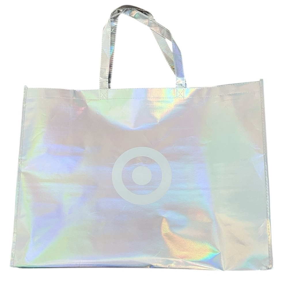 Target Swag‎ Bag Reflective Holographic Tote Bag Only Black Friday Viral Large
